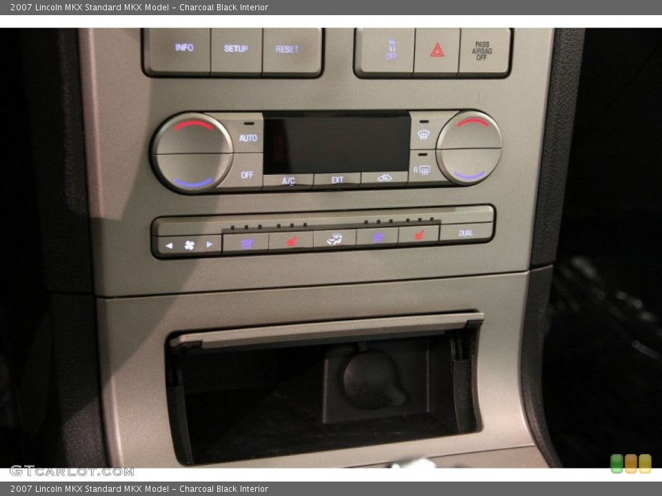 Charcoal Black Interior Controls for the 2007 Lincoln MKX  #90686437