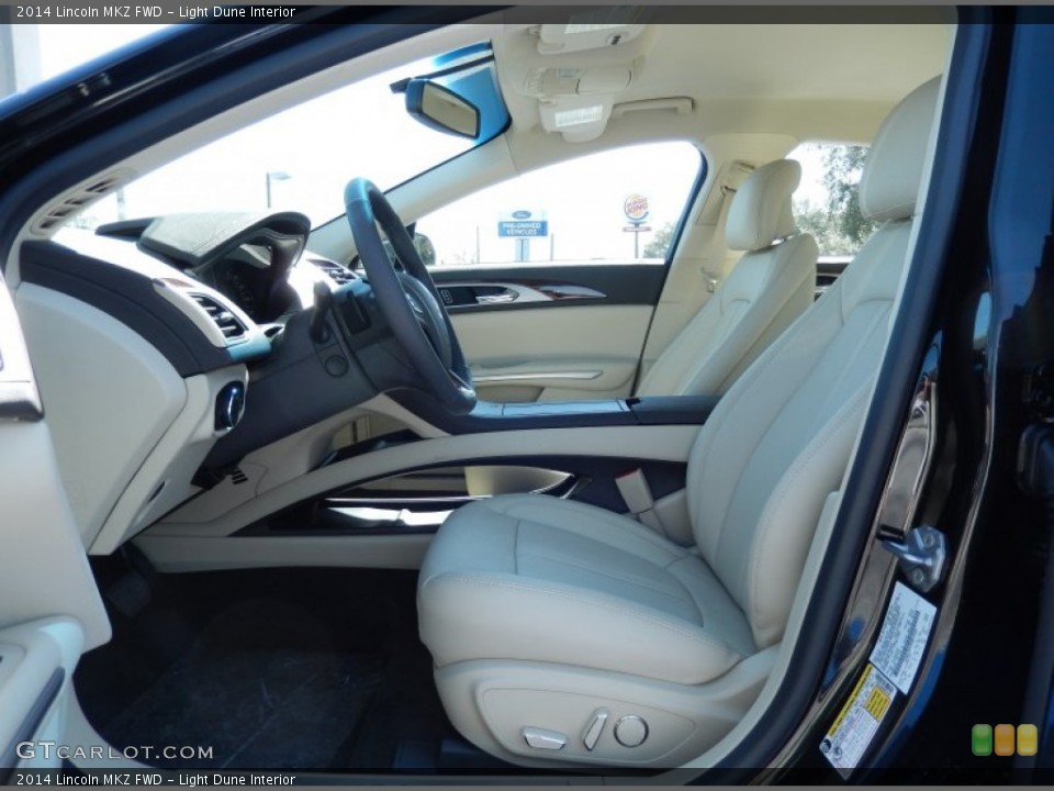 Light Dune Interior Front Seat for the 2014 Lincoln MKZ FWD #90686803