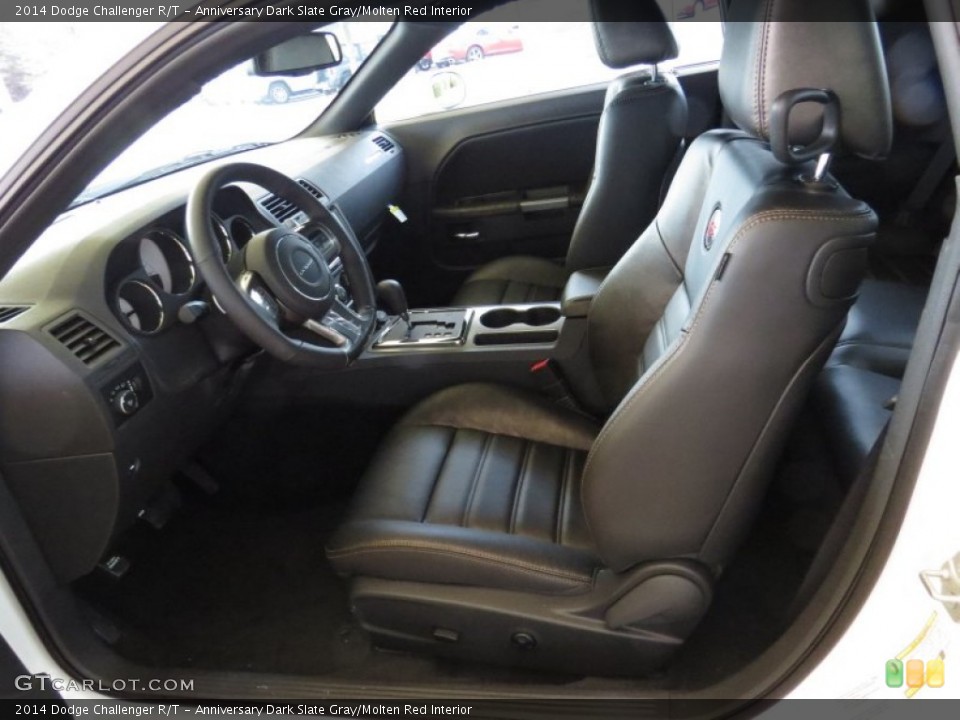 Anniversary Dark Slate Gray/Molten Red Interior Photo for the 2014 Dodge Challenger R/T #90688525