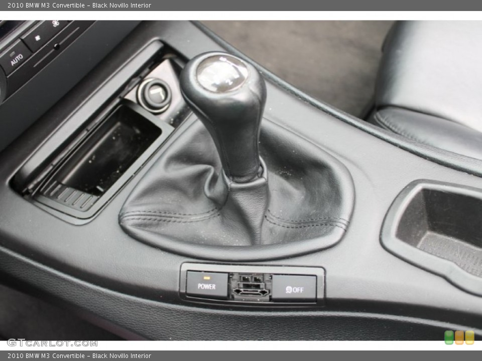 Black Novillo Interior Transmission for the 2010 BMW M3 Convertible #90689851