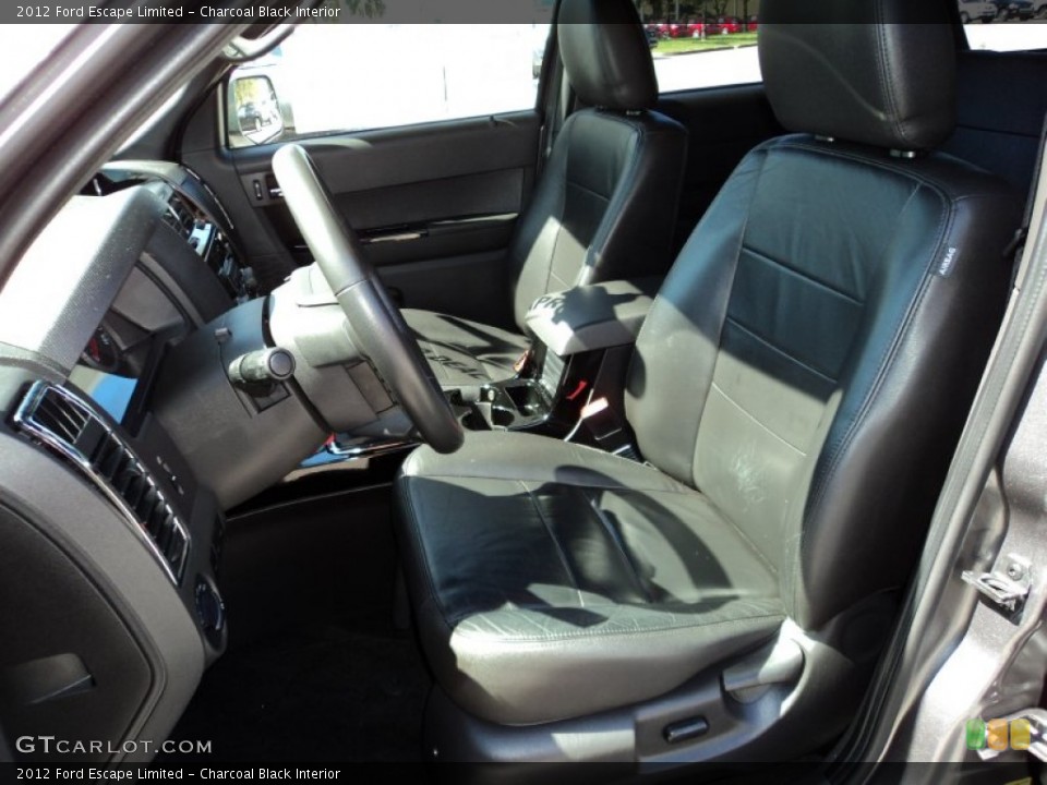 Charcoal Black Interior Front Seat for the 2012 Ford Escape Limited #90690778