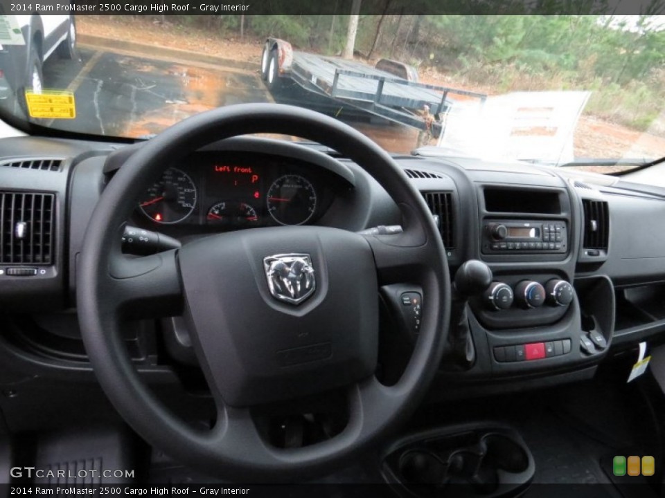 Gray Interior Dashboard for the 2014 Ram ProMaster 2500 Cargo High Roof #90691086
