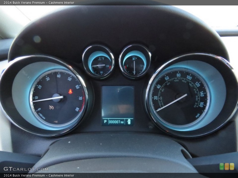 Cashmere Interior Gauges for the 2014 Buick Verano Premium #90692758