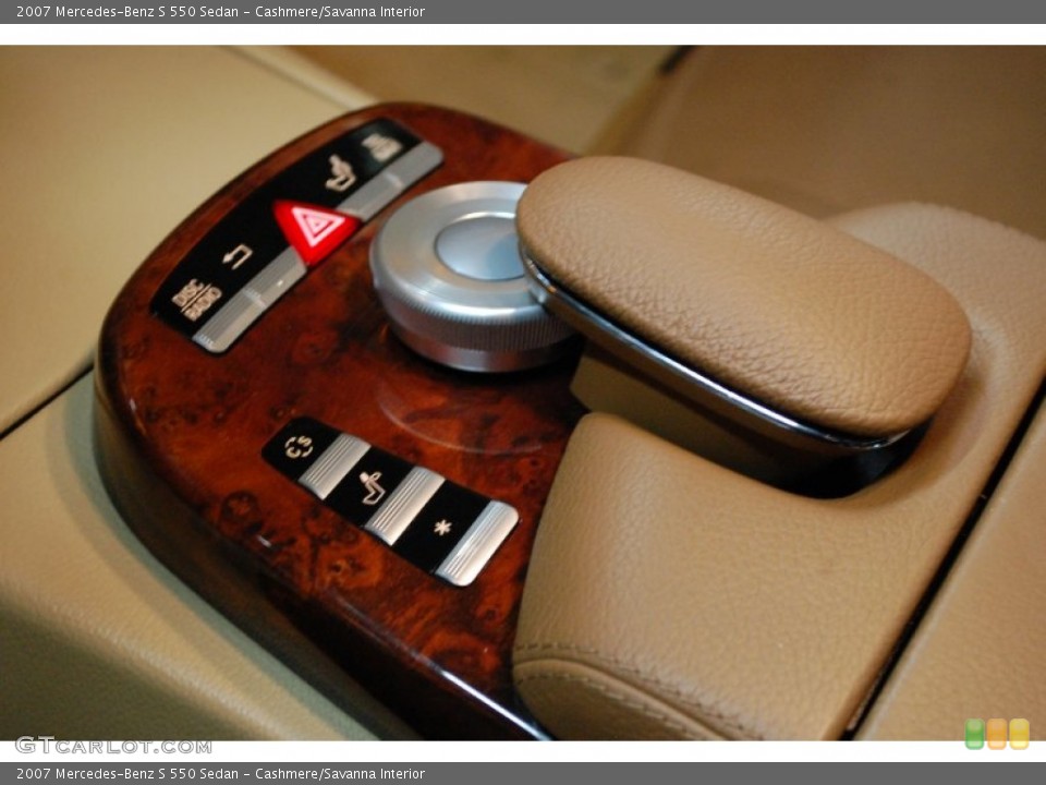 Cashmere/Savanna Interior Controls for the 2007 Mercedes-Benz S 550 Sedan #90692824