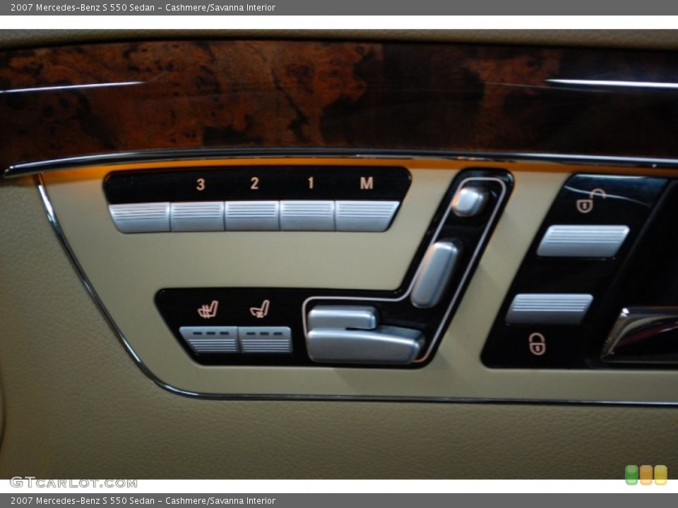 Cashmere/Savanna Interior Controls for the 2007 Mercedes-Benz S 550 Sedan #90693304