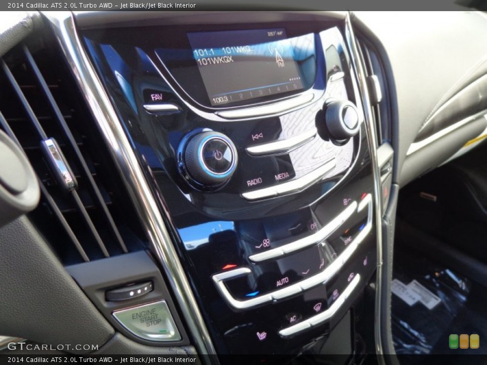 Jet Black/Jet Black Interior Controls for the 2014 Cadillac ATS 2.0L Turbo AWD #90694819