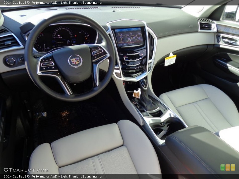 Light Titanium/Ebony 2014 Cadillac SRX Interiors