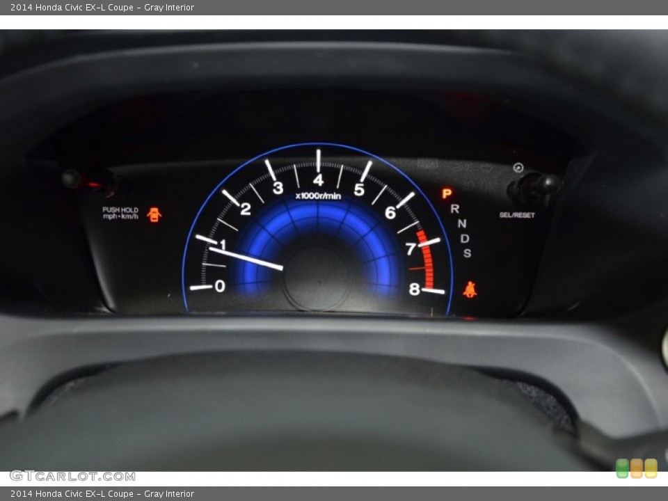 Gray Interior Gauges for the 2014 Honda Civic EX-L Coupe #90695964