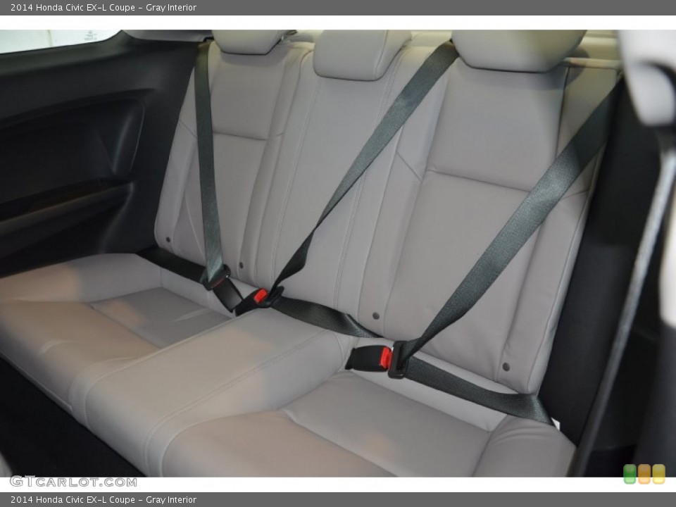 Gray Interior Rear Seat for the 2014 Honda Civic EX-L Coupe #90696019