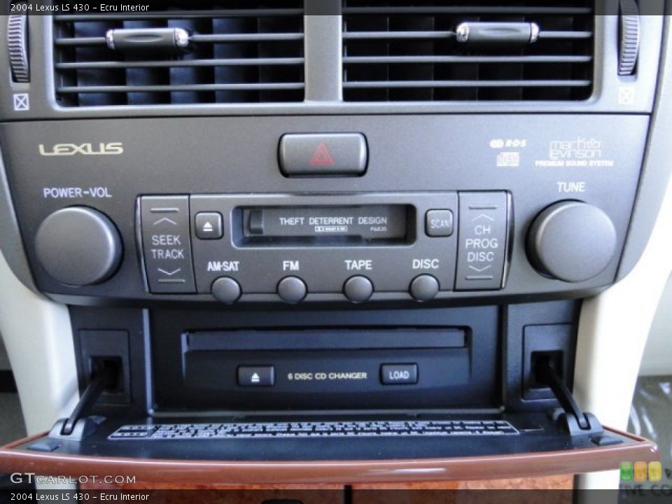 Ecru Interior Controls for the 2004 Lexus LS 430 #90697428