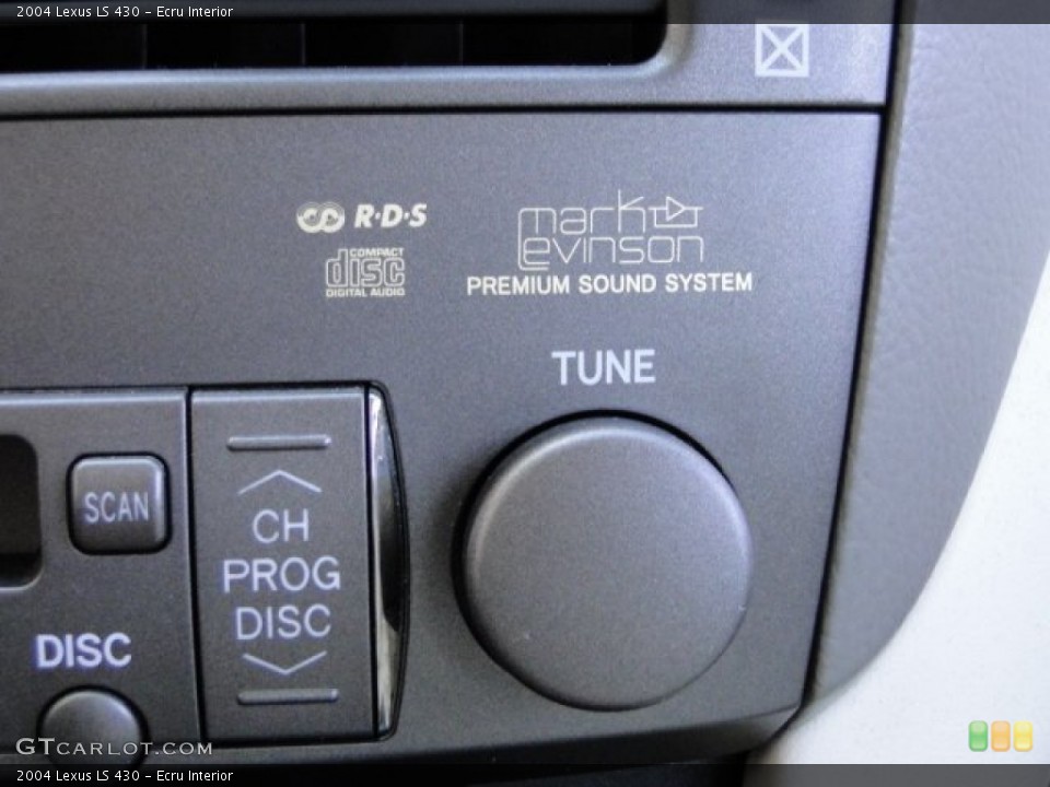 Ecru Interior Controls for the 2004 Lexus LS 430 #90697996