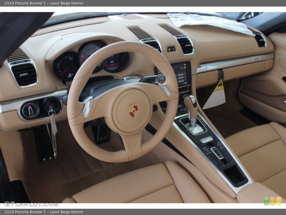 Luxor Beige Interior Prime Interior for the 2014 Porsche Boxster S #90698674