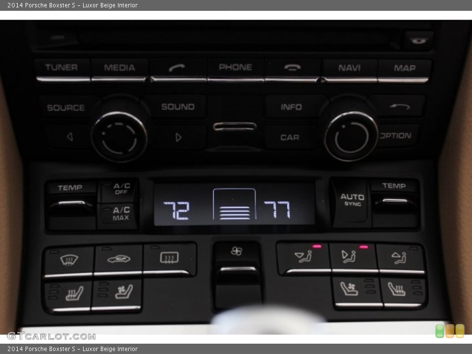 Luxor Beige Interior Controls for the 2014 Porsche Boxster S #90698821