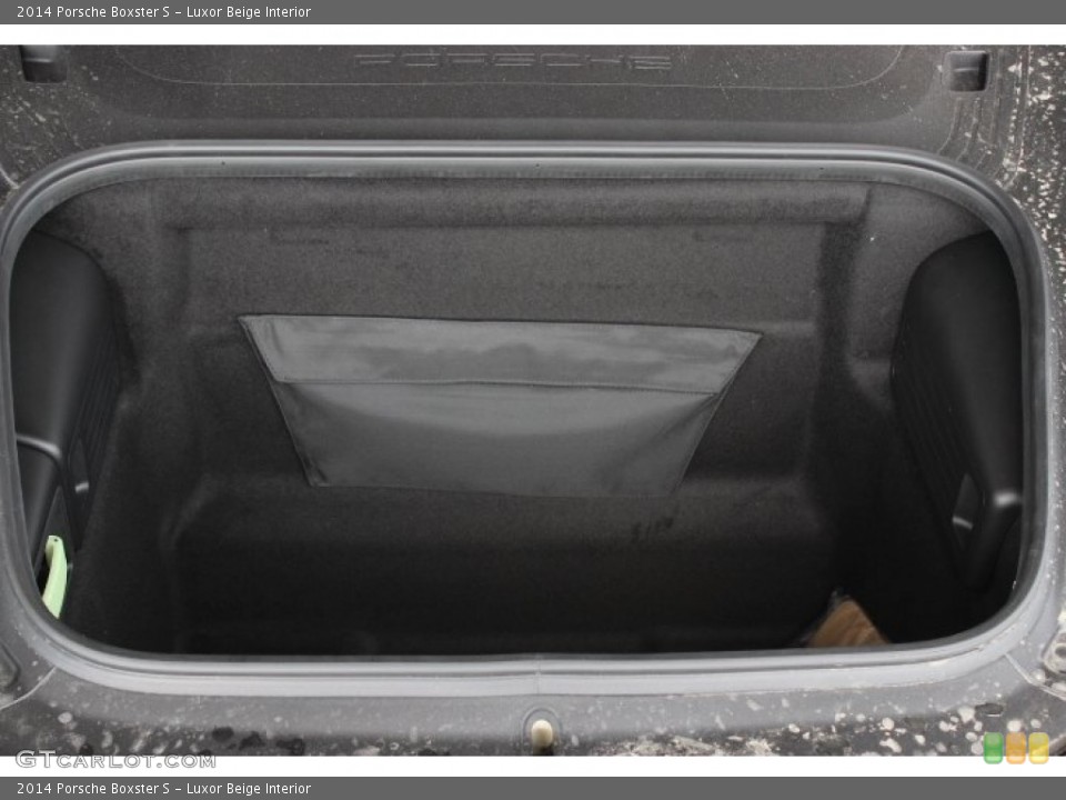 Luxor Beige Interior Trunk for the 2014 Porsche Boxster S #90698917