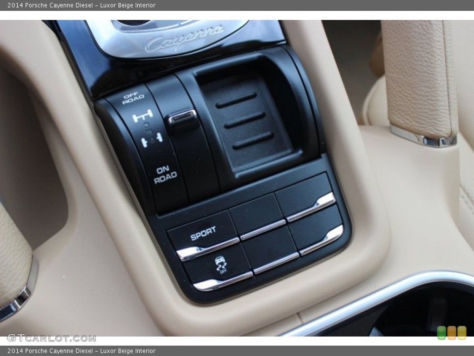 Luxor Beige Interior Controls for the 2014 Porsche Cayenne Diesel #90699910