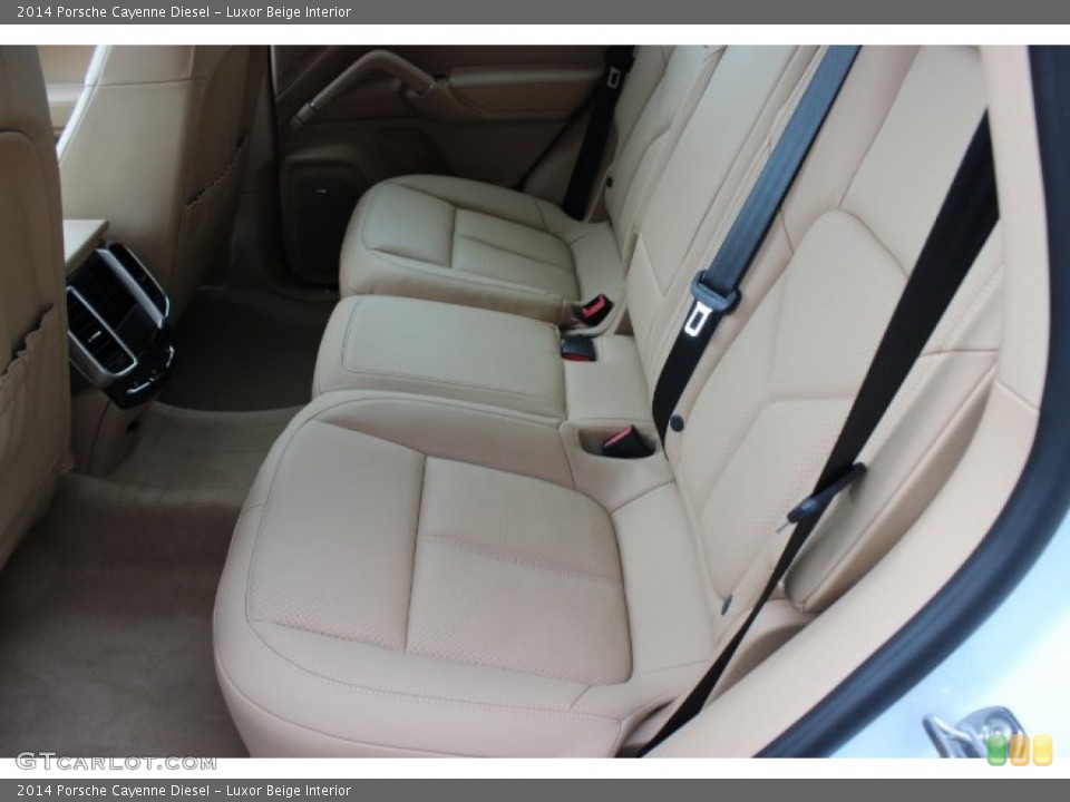 Luxor Beige Interior Rear Seat for the 2014 Porsche Cayenne Diesel #90699988