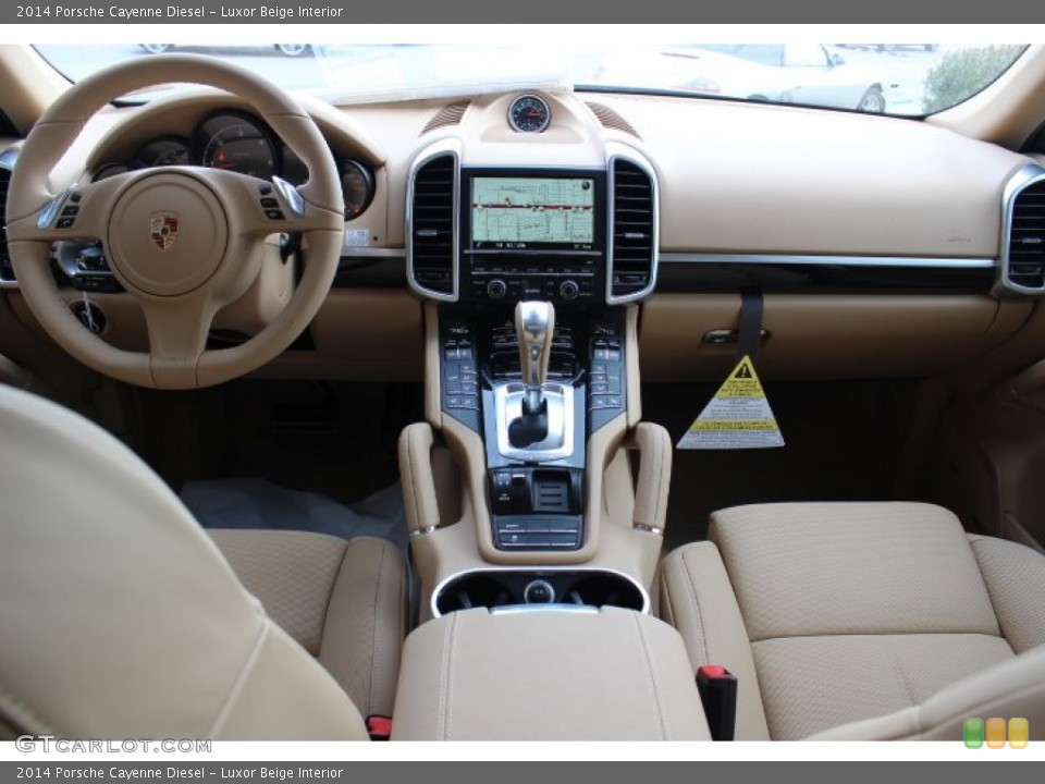 Luxor Beige Interior Dashboard for the 2014 Porsche Cayenne Diesel #90700018