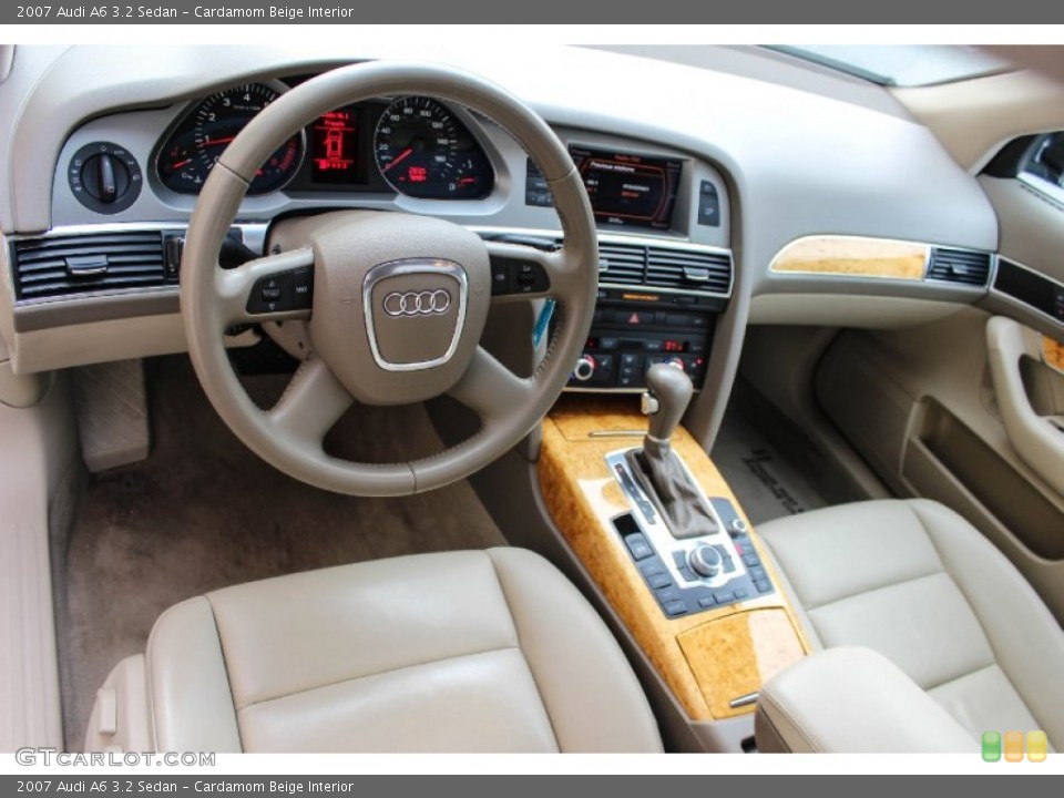 Cardamom Beige Interior Photo for the 2007 Audi A6 3.2 Sedan #90700249