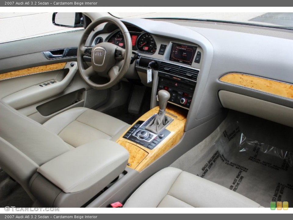 Cardamom Beige Interior Dashboard for the 2007 Audi A6 3.2 Sedan #90700261