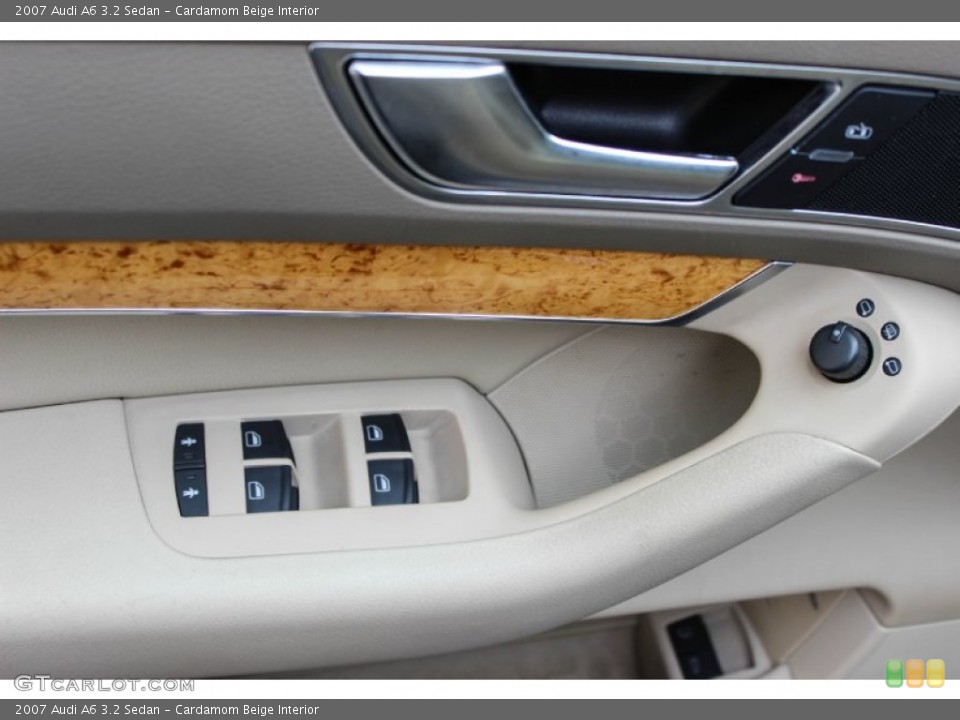 Cardamom Beige Interior Controls for the 2007 Audi A6 3.2 Sedan #90700291