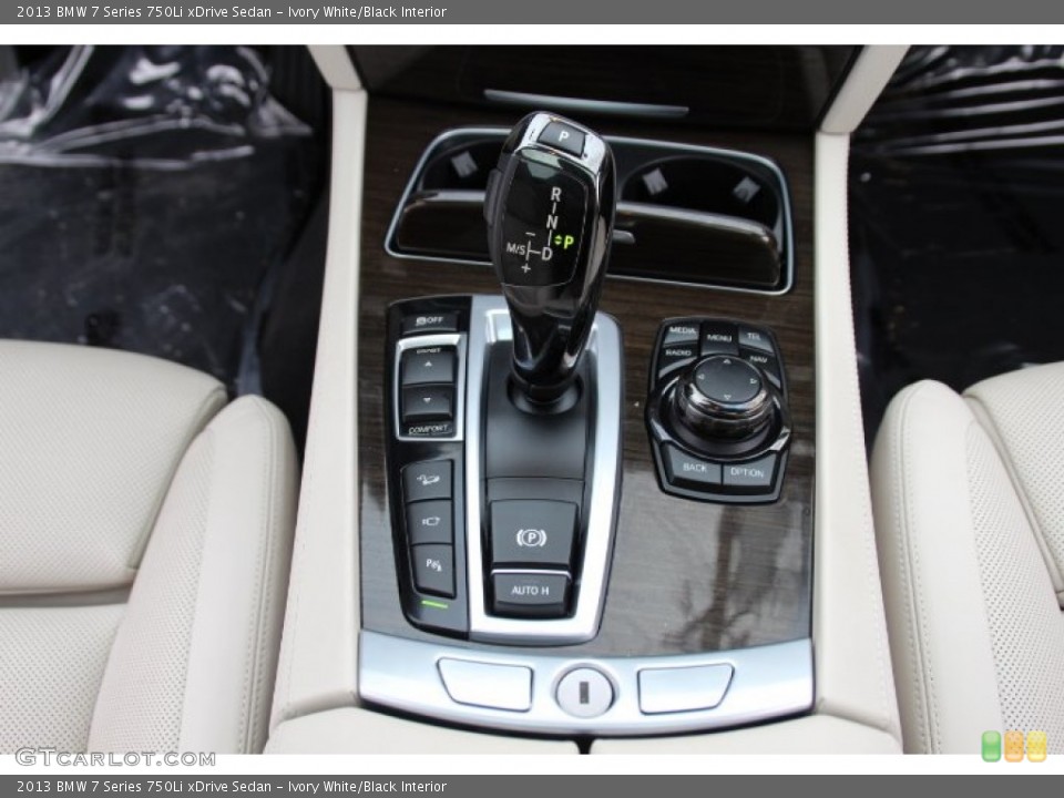 Ivory White/Black Interior Transmission for the 2013 BMW 7 Series 750Li xDrive Sedan #90700489