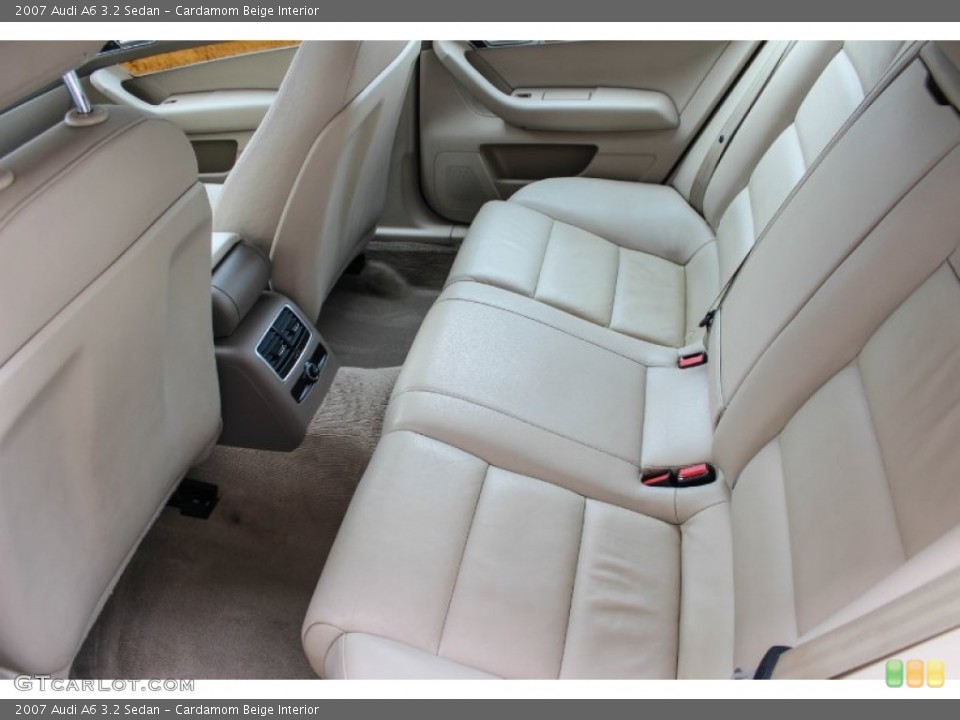 Cardamom Beige Interior Rear Seat for the 2007 Audi A6 3.2 Sedan #90700516