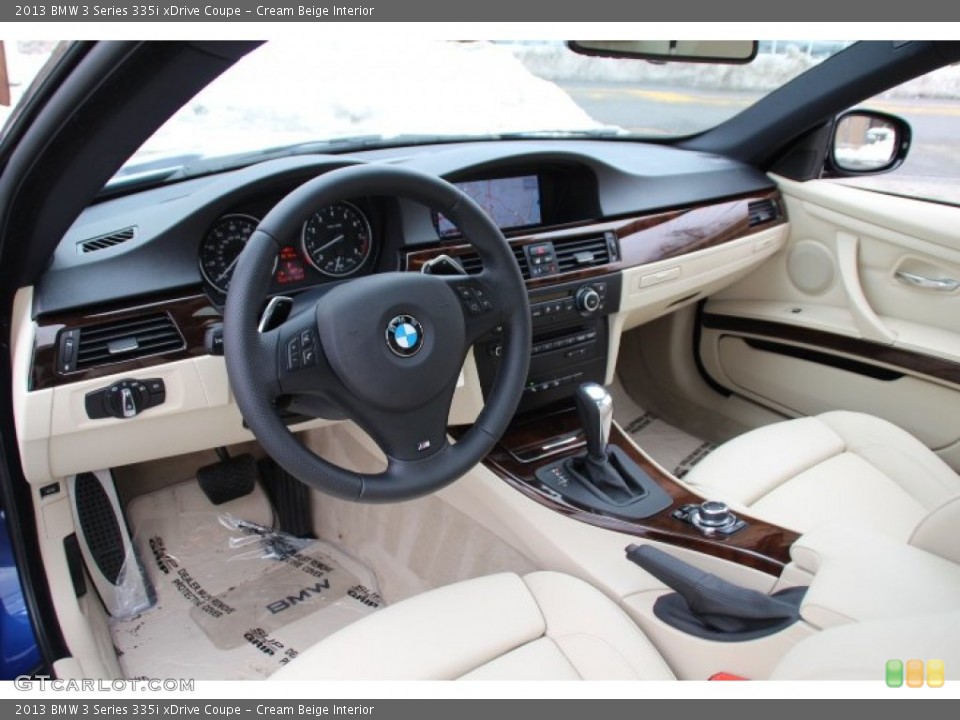 Cream Beige 2013 BMW 3 Series Interiors