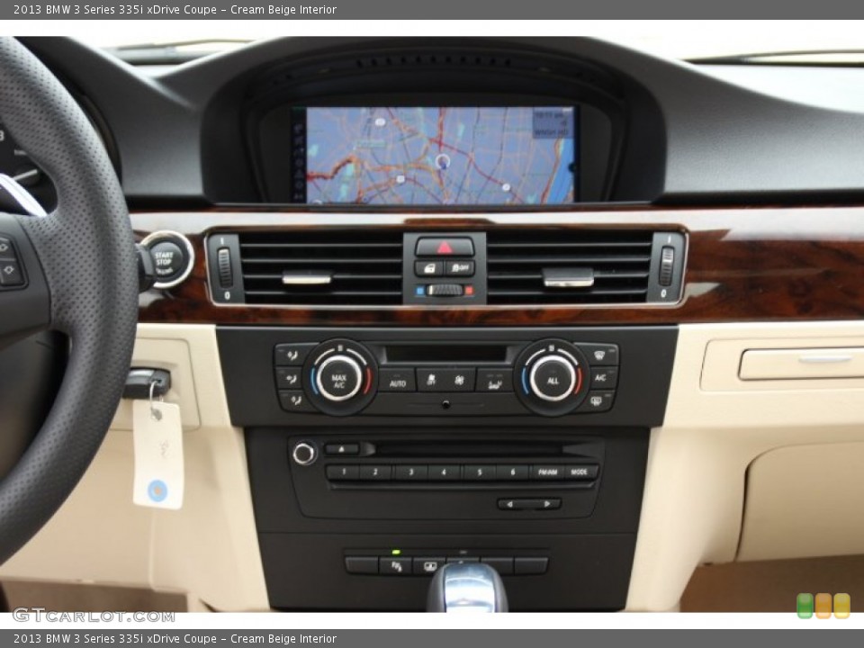 Cream Beige Interior Controls for the 2013 BMW 3 Series 335i xDrive Coupe #90701332