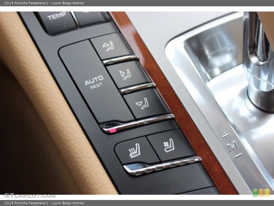 Luxor Beige Interior Controls for the 2014 Porsche Panamera S #90701455