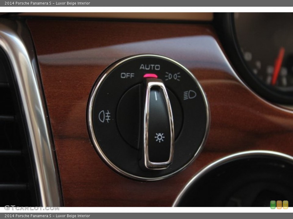 Luxor Beige Interior Controls for the 2014 Porsche Panamera S #90701668