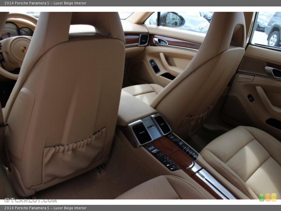 Luxor Beige Interior Rear Seat for the 2014 Porsche Panamera S #90701713