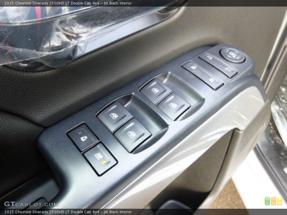 Jet Black Interior Controls for the 2015 Chevrolet Silverado 2500HD LT Double Cab 4x4 #90701806