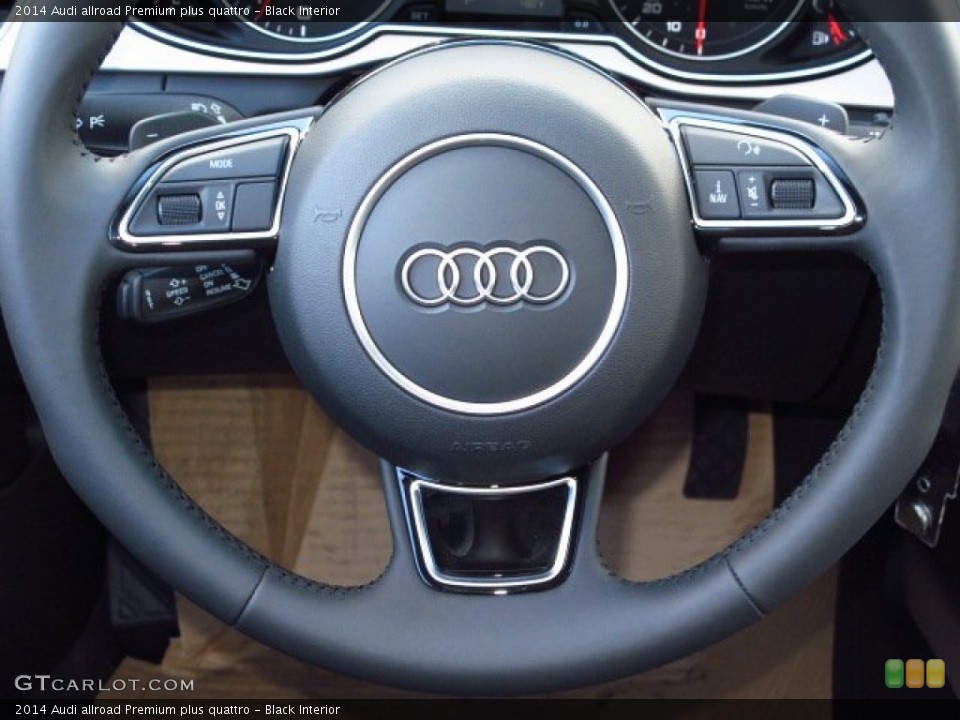 Black Interior Steering Wheel for the 2014 Audi allroad Premium plus quattro #90701830
