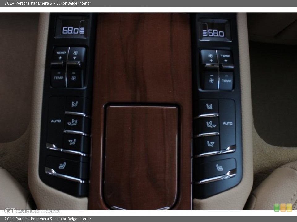 Luxor Beige Interior Controls for the 2014 Porsche Panamera S #90701910