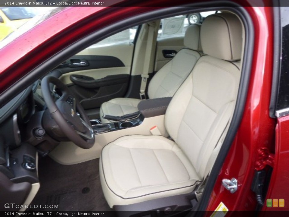 Cocoa/Light Neutral Interior Front Seat for the 2014 Chevrolet Malibu LTZ #90702436