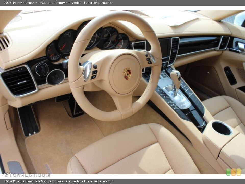 Luxor Beige Interior Prime Interior for the 2014 Porsche Panamera  #90703493