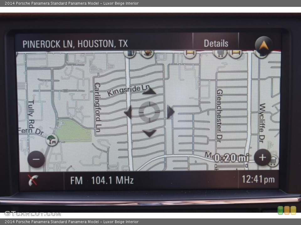 Luxor Beige Interior Navigation for the 2014 Porsche Panamera  #90703618