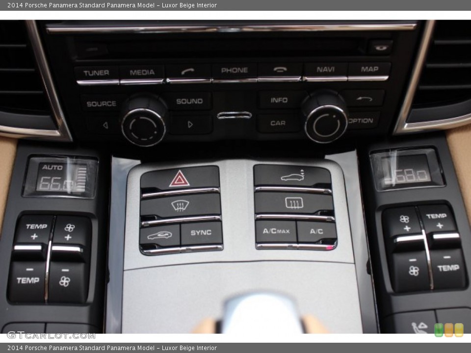 Luxor Beige Interior Controls for the 2014 Porsche Panamera  #90703649