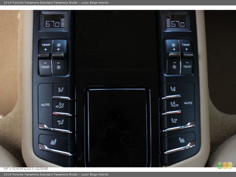 Luxor Beige Interior Controls for the 2014 Porsche Panamera  #90703957