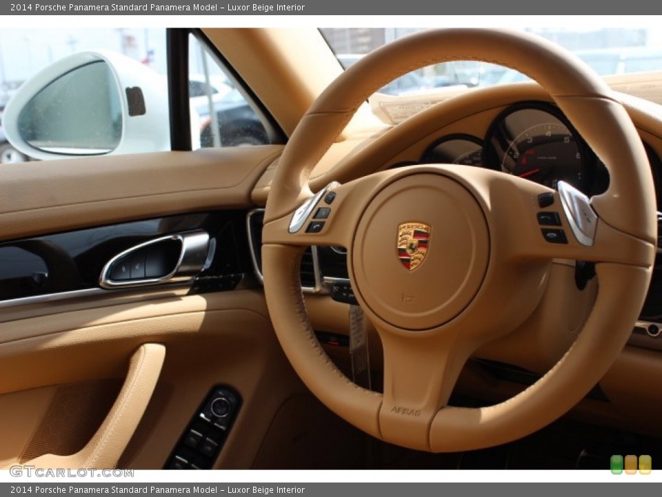 Luxor Beige Interior Steering Wheel for the 2014 Porsche Panamera  #90704023