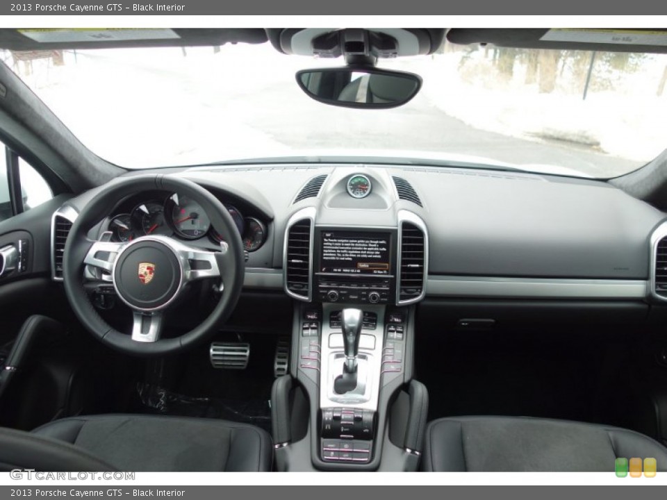 Black Interior Dashboard for the 2013 Porsche Cayenne GTS #90704886