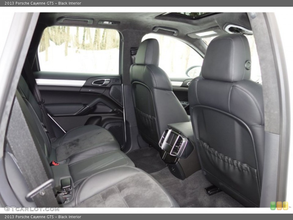 Black Interior Rear Seat for the 2013 Porsche Cayenne GTS #90704914