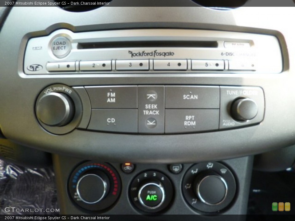 Dark Charcoal Interior Controls for the 2007 Mitsubishi Eclipse Spyder GS #90707194