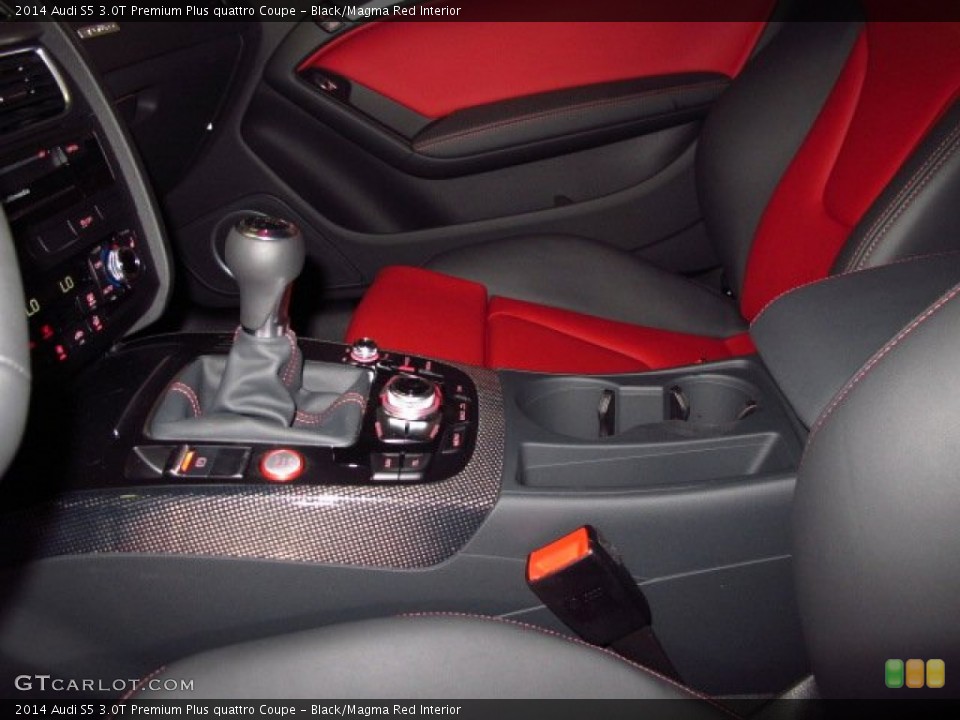 Black/Magma Red Interior Transmission for the 2014 Audi S5 3.0T Premium Plus quattro Coupe #90709527