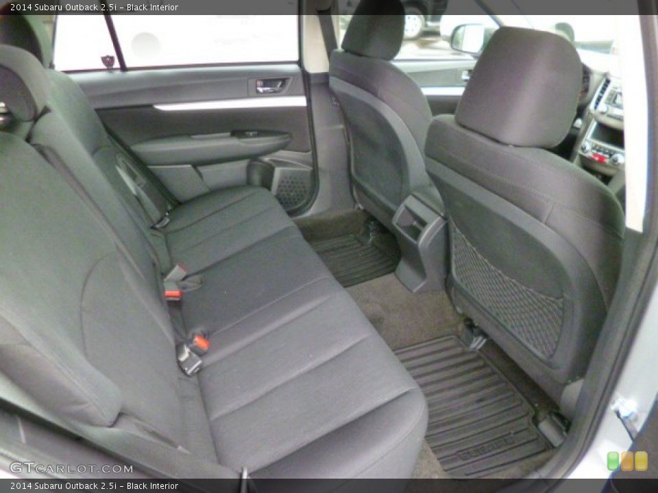 Black Interior Rear Seat for the 2014 Subaru Outback 2.5i #90711721
