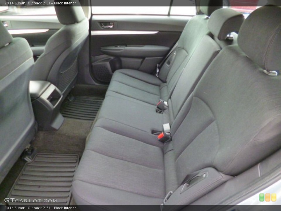 Black Interior Rear Seat for the 2014 Subaru Outback 2.5i #90711892