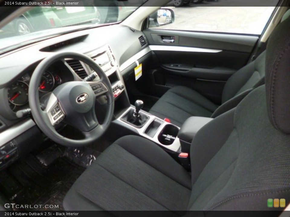 Black Interior Prime Interior for the 2014 Subaru Outback 2.5i #90712090