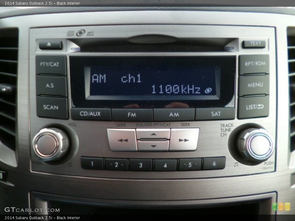 Black Interior Audio System for the 2014 Subaru Outback 2.5i #90712156