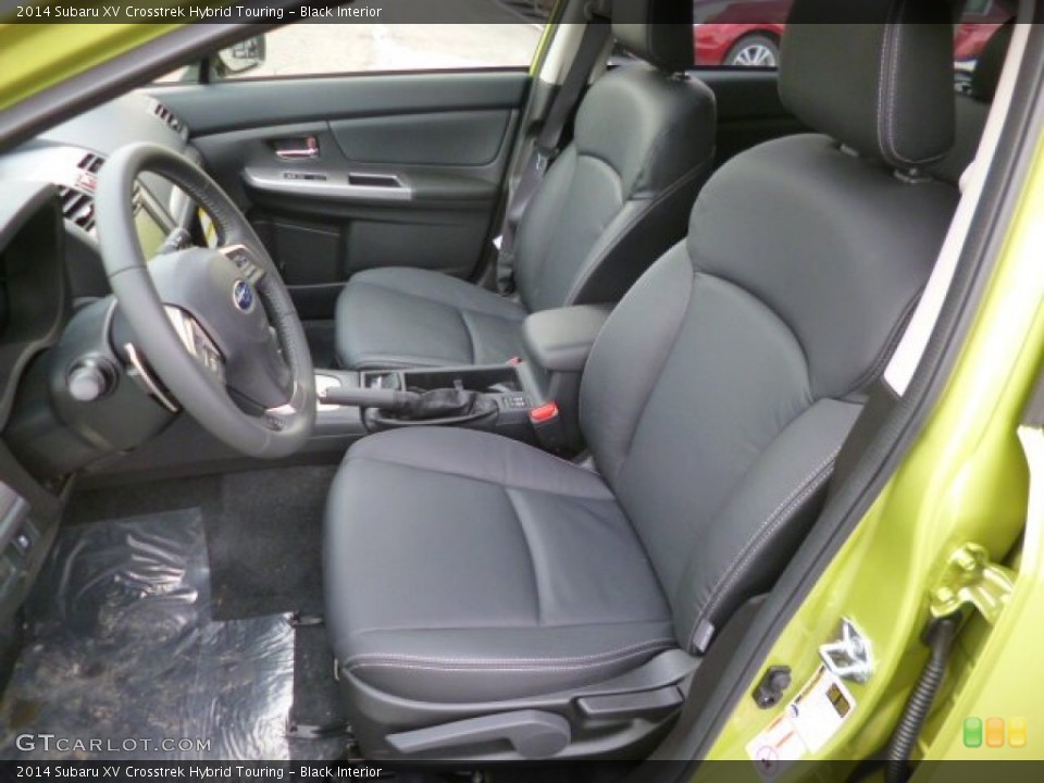 Black Interior Front Seat for the 2014 Subaru XV Crosstrek Hybrid Touring #90712666