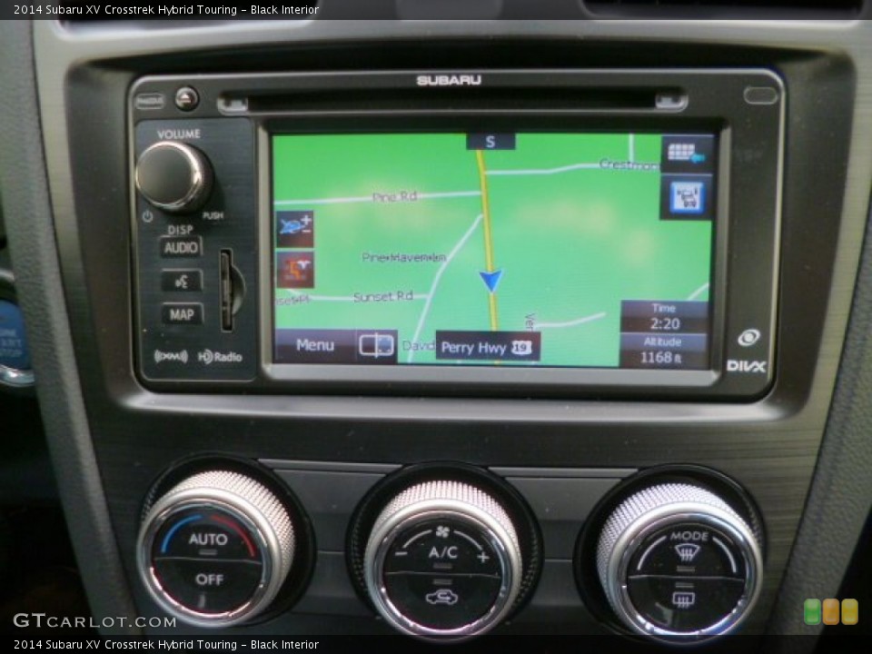 Black Interior Navigation for the 2014 Subaru XV Crosstrek Hybrid Touring #90712729